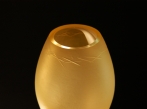 Kolekce váz z uranového skla - ,,Honey,, a ,,Stébla a Trávy,, stébla a trávy detail 2