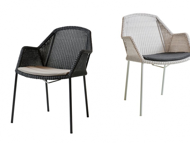 Židle s područkami Cane-Line Breeze Armchair 