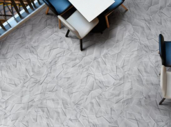 Vinylová podlaha - design zmačkaný papír