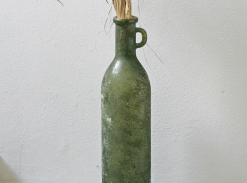 LOOOOX váza zelené matné sklo s uchy L