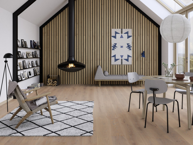 Podlaha Oak Warm Grey 